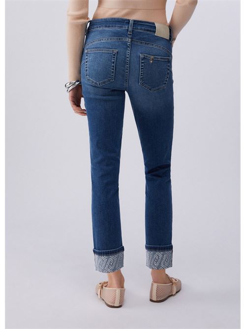 jeans skinny con strass Liu Jo | UA6006 D030578967